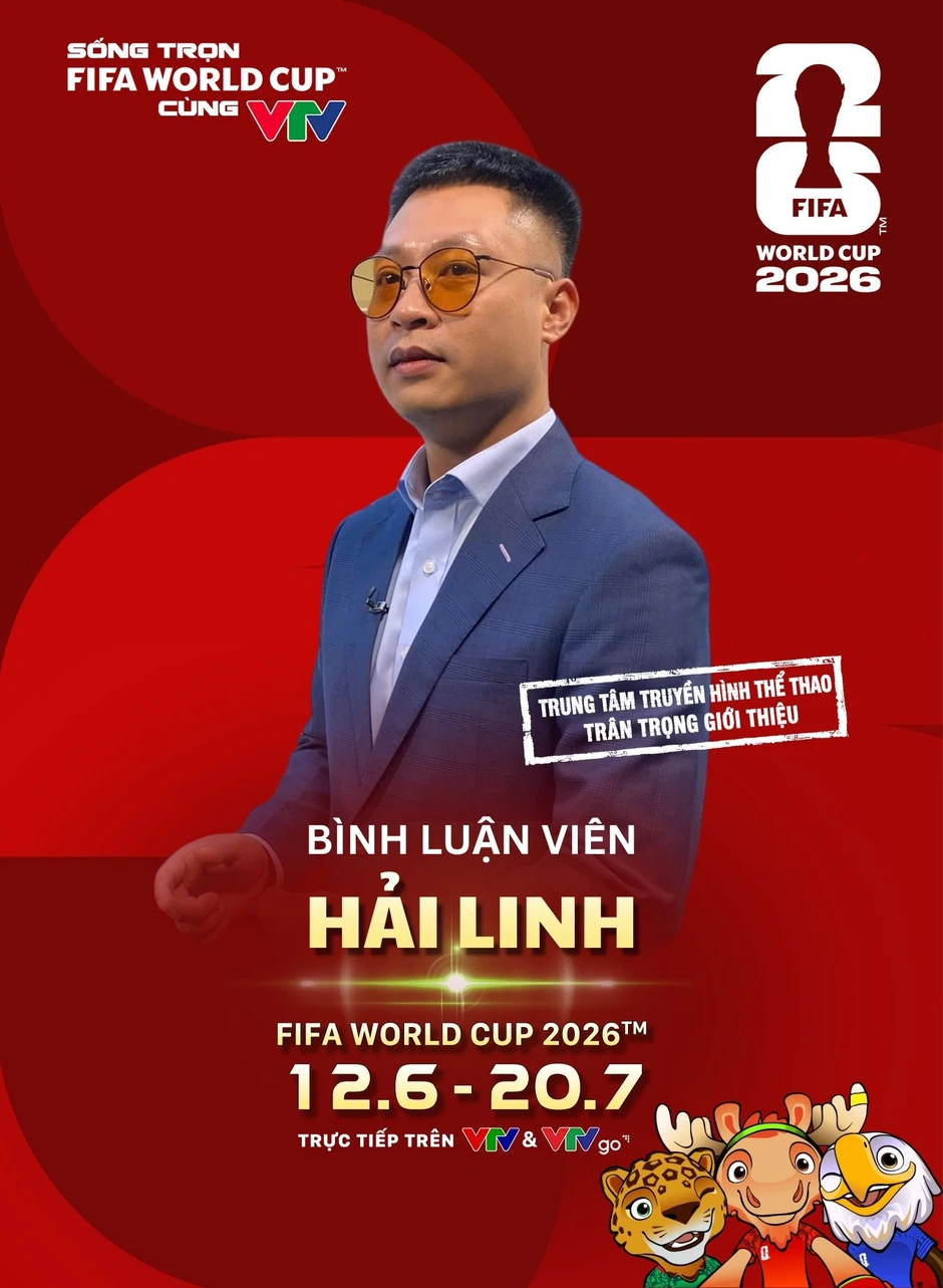 Lộ diện 9 Bình luận viên 'cực cháy' tiếp theo của FIFA World Cup 2026™ trên VTV Lộ diện 9 Bình luận viên 'cực cháy' tiếp theo của FIFA World Cup 2026™ trên VTV
