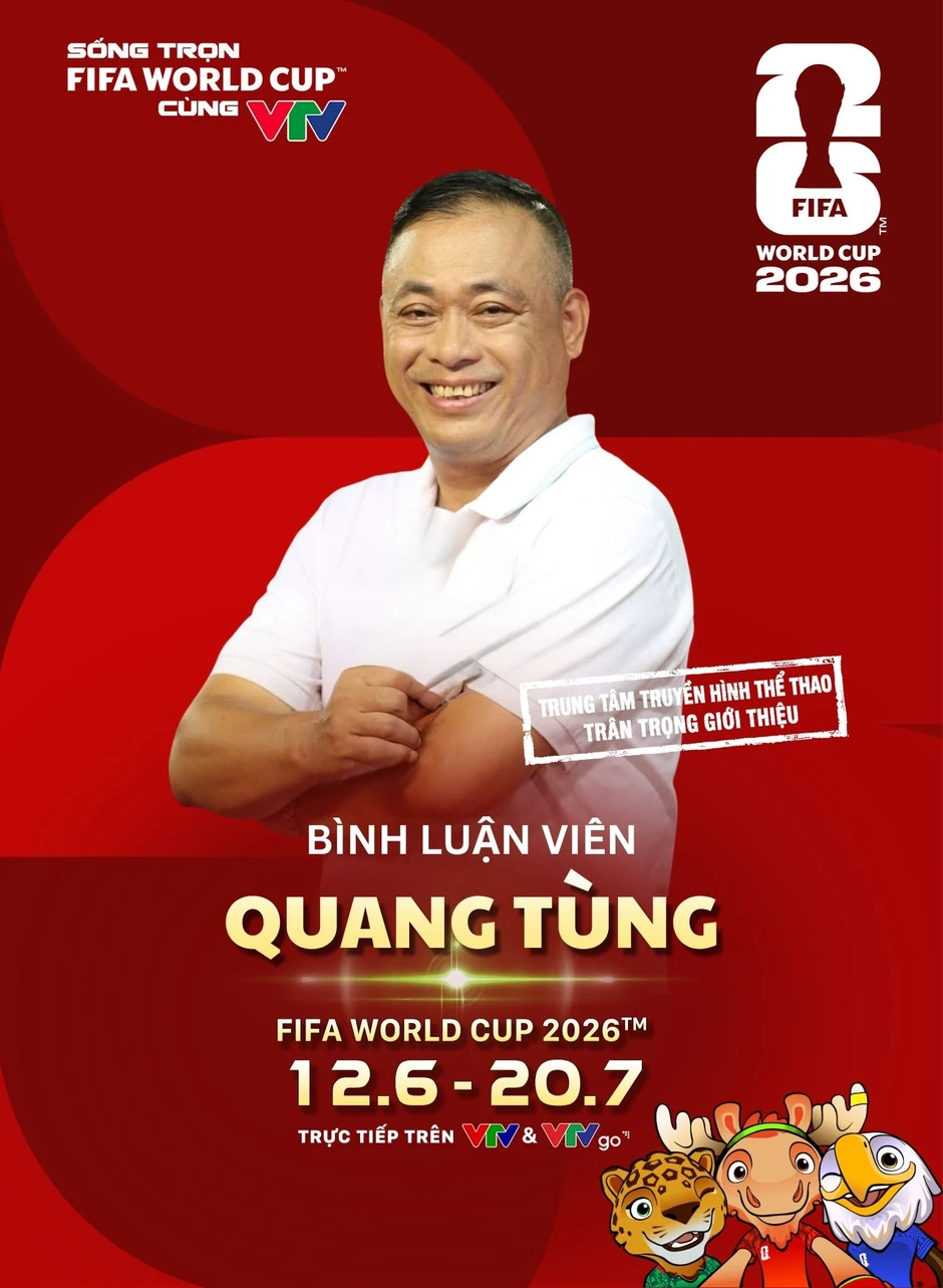 Lộ diện 9 Bình luận viên 'cực cháy' tiếp theo của FIFA World Cup 2026™ trên VTV Lộ diện 9 Bình luận viên 'cực cháy' tiếp theo của FIFA World Cup 2026™ trên VTV