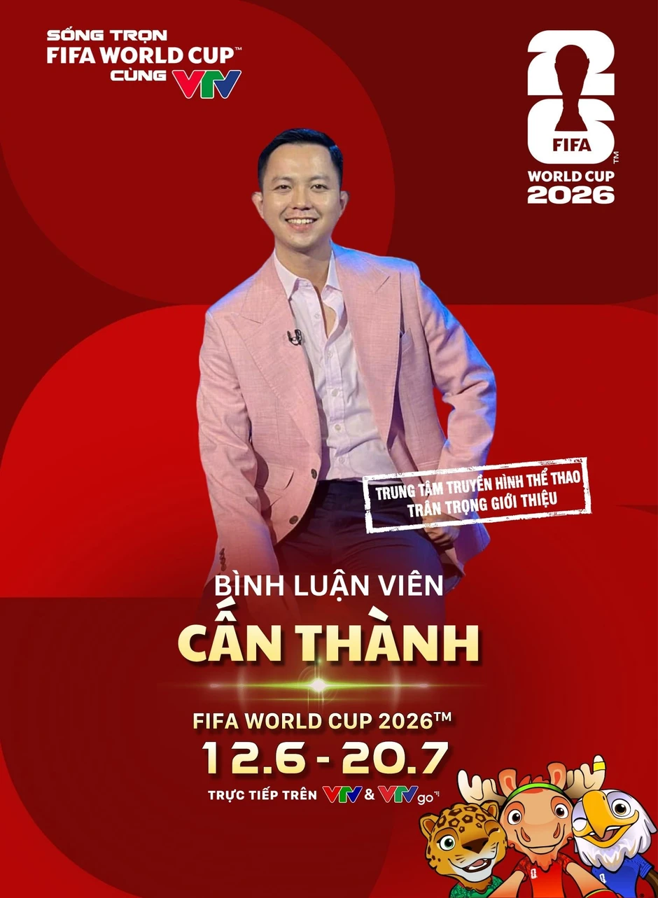 Lộ diện 9 Bình luận viên 'cực cháy' tiếp theo của FIFA World Cup 2026™ trên VTV Lộ diện 9 Bình luận viên 'cực cháy' tiếp theo của FIFA World Cup 2026™ trên VTV