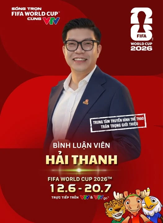 Lộ diện 9 Bình luận viên 'cực cháy' tiếp theo của FIFA World Cup 2026™ trên VTV Lộ diện 9 Bình luận viên 'cực cháy' tiếp theo của FIFA World Cup 2026™ trên VTV