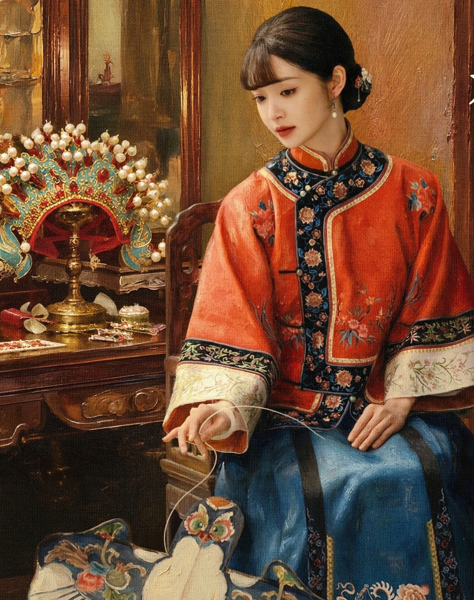 Mỹ nhân gây bão nhờ gương mặt đẹp hơn tranh