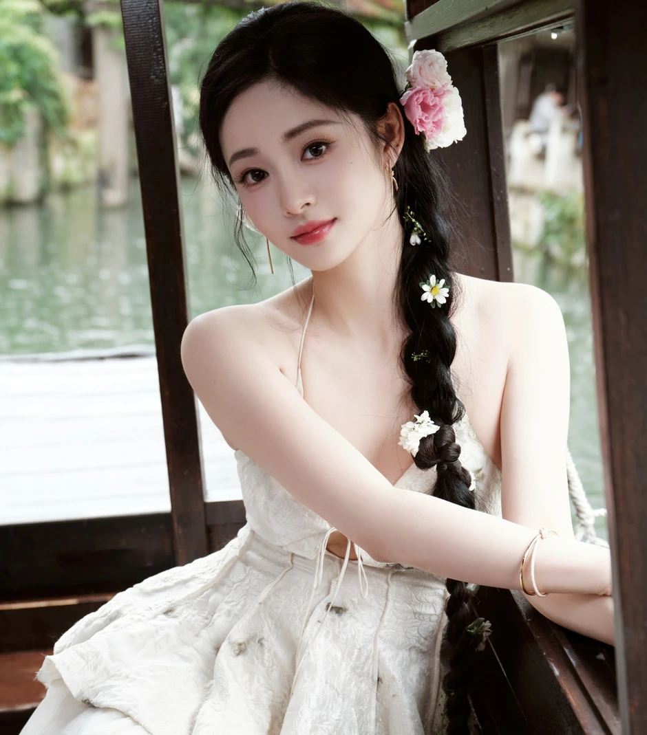 Mỹ nhân gây bão nhờ gương mặt đẹp hơn tranh