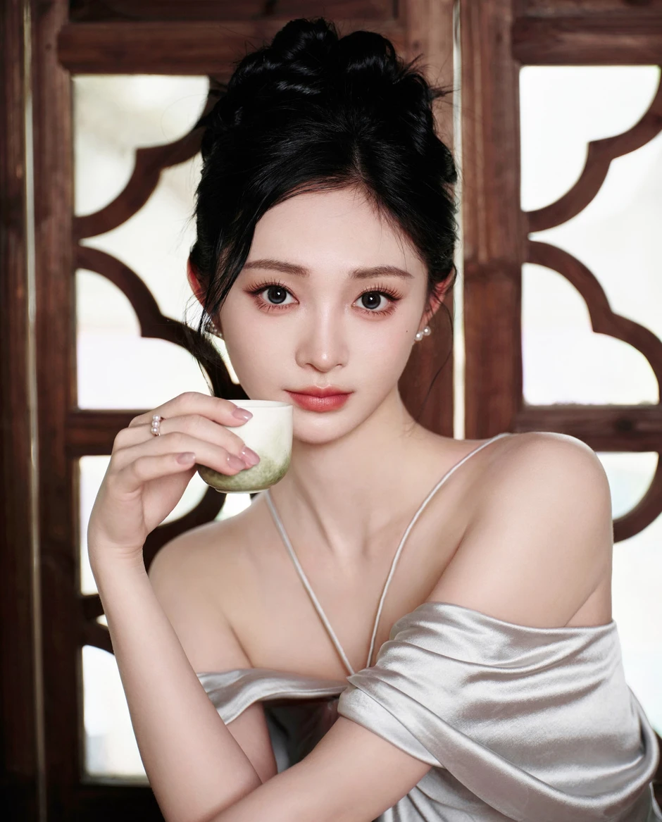 Mỹ nhân gây bão nhờ gương mặt đẹp hơn tranh