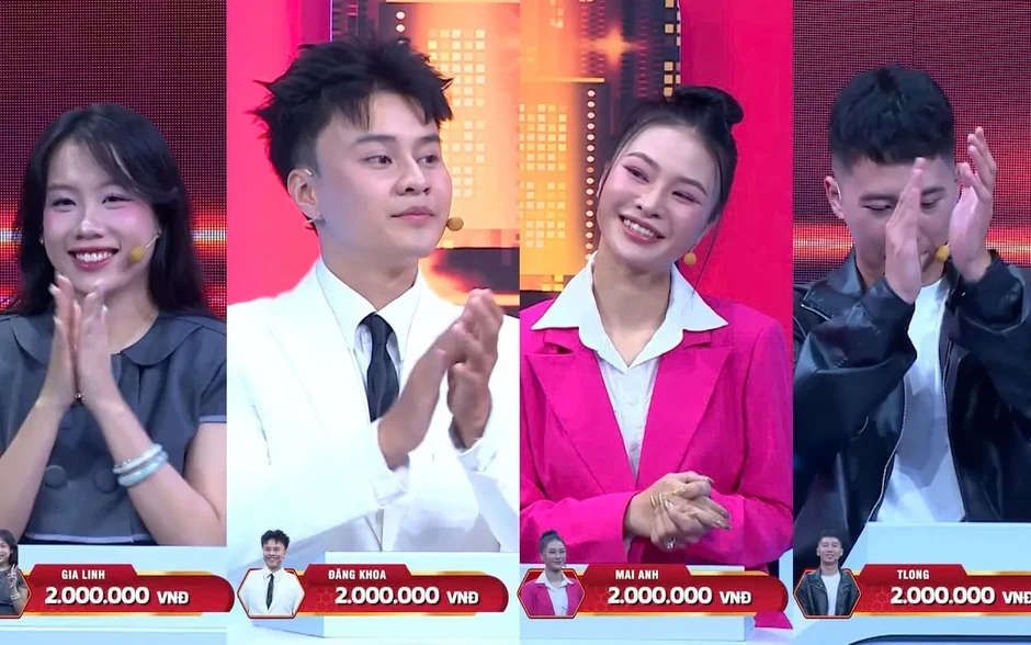 MC Đại Nghĩa bất ngờ trước màn đấu trí căng thẳng của dàn khách mời trẻ Vận may gọi tên ai MC Đại Nghĩa bất ngờ trước màn đấu trí căng thẳng của dàn khách mời trẻ Vận may gọi tên ai