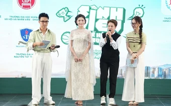 MC Sơn Lâm nhuộm tóc, giảm 4 kg để trẻ trung hơn khi dẫn "Sinh viên thế hệ mới" cùng Khánh Vy