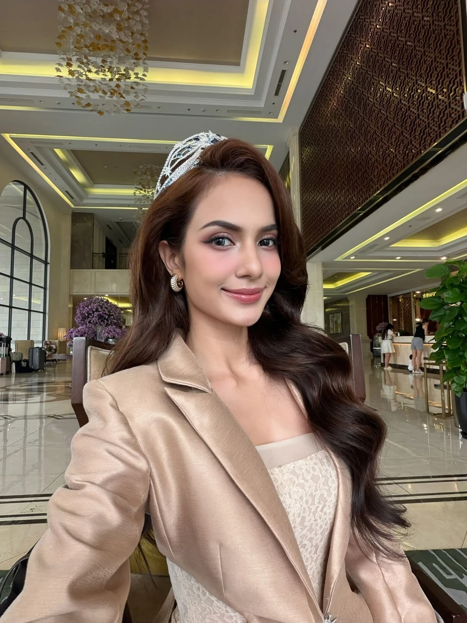 Mẹ Á hậu 2 Miss Universe Vietnam 2026 có khu vườn gần 1.000m² ở Lâm Đồng, trồng đủ rau trái, sống chill