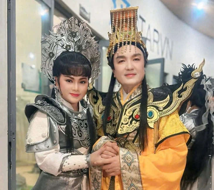 Minh Tâm, Tài Lương về nước quay video cải lương Trung liệt Dương gia tướng Minh Tâm, Tài Lương về nước quay video cải lương Trung liệt Dương gia tướng