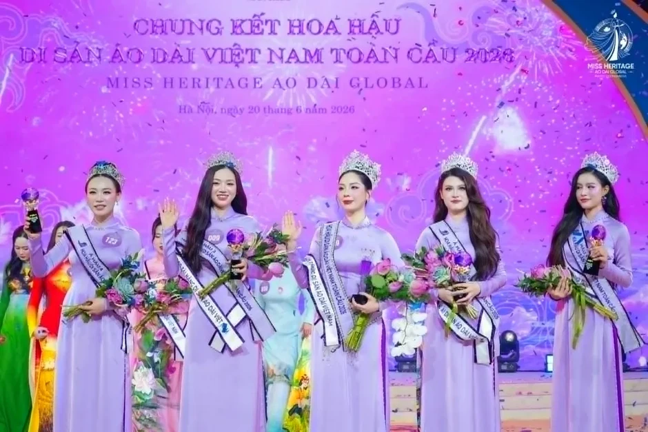 Miss Ao dai Global Heritage 2026 đã tìm ra người đẹp chiến thắng, lan tỏa vẻ đẹp của tà áo dài Miss Ao dai Global Heritage 2026 đã tìm ra người đẹp chiến thắng, lan tỏa vẻ đẹp của tà áo dài