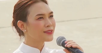 Một tà áo dài trắng cùng "Tổ quốc trong tim", Mỹ Tâm có luôn khoảnh khắc để đời ngày 2/9