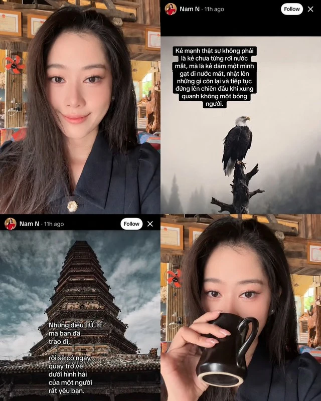 Nam Em đang vui ra mặt