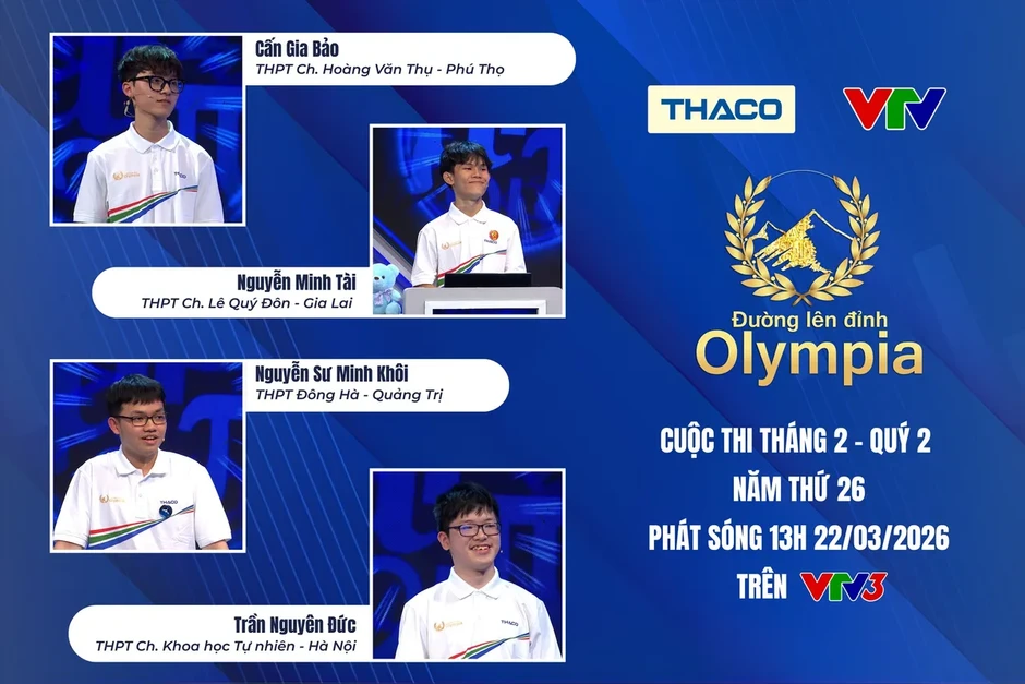 Nam sinh đến từ Quảng Trị xuất sắc giành vòng nguyệt quế Đường lên đỉnh Olympia Nam sinh đến từ Quảng Trị xuất sắc giành vòng nguyệt quế Đường lên đỉnh Olympia