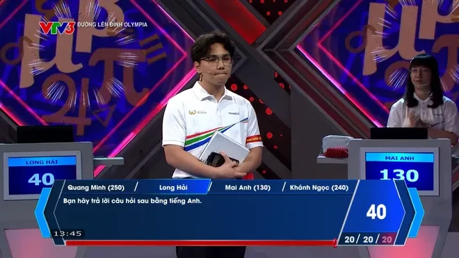 Nam sinh Hưng Yên tự tin giành vòng nguyệt quế Đường lên đỉnh Olympia