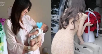 Nàng hậu Việt lộ diện, công khai ảnh bế em bé sau khi âm thầm sinh con cho doanh nhân kín tiếng