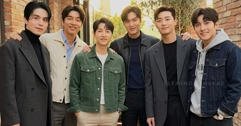 Náo loạn ảnh Song Joong Ki thấp tịt lọt thỏm giữa Lee Min Ho - Park Seo Joon và dàn tài tử đẹp trai quyền lực nhất Hàn Quốc