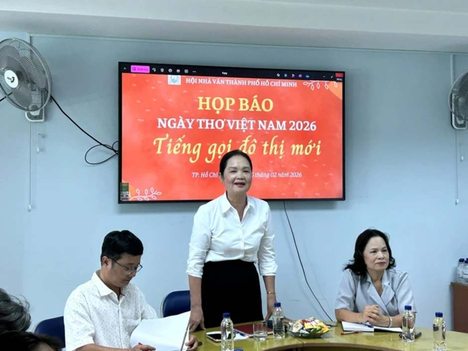 Ngày thơ Việt Nam 2026: "Tiếng gọi đô thị mới" Ngày thơ Việt Nam 2026: "Tiếng gọi đô thị mới"
