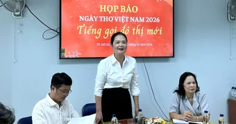Ngày thơ Việt Nam 2026: "Tiếng gọi đô thị mới"
