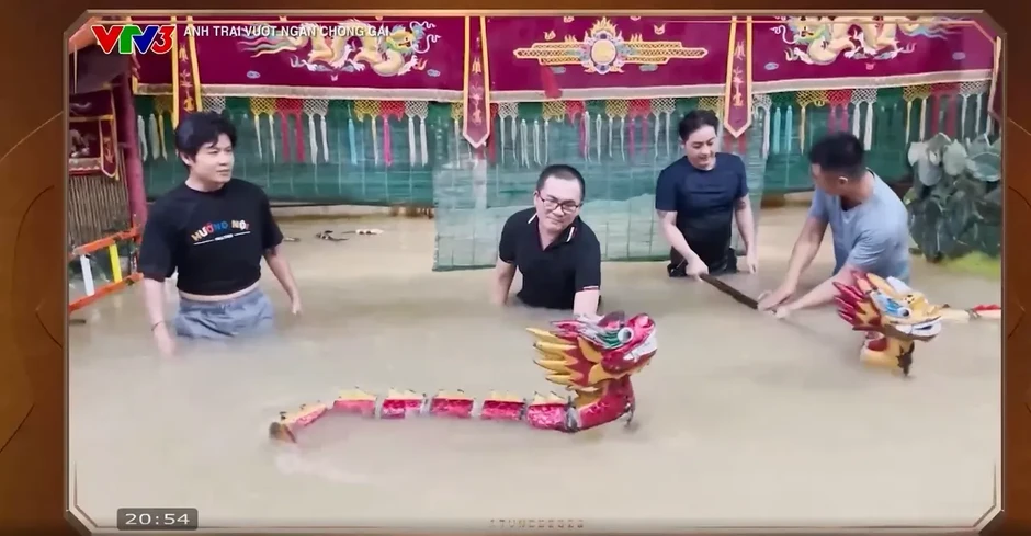 Nghệ thuật múa rối nước truyền thống được tôn vinh trên sân khấu Anh trai vượt ngàn chông gai 2026 Nghệ thuật múa rối nước truyền thống được tôn vinh trên sân khấu Anh trai vượt ngàn chông gai 2026