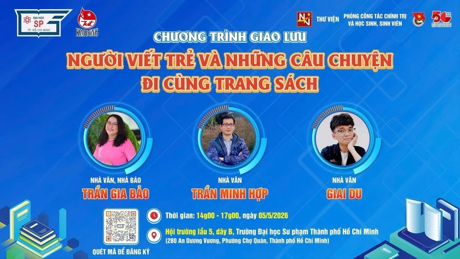 Người viết trẻ và những câu chuyện đi cùng trang sách Người viết trẻ và những câu chuyện đi cùng trang sách