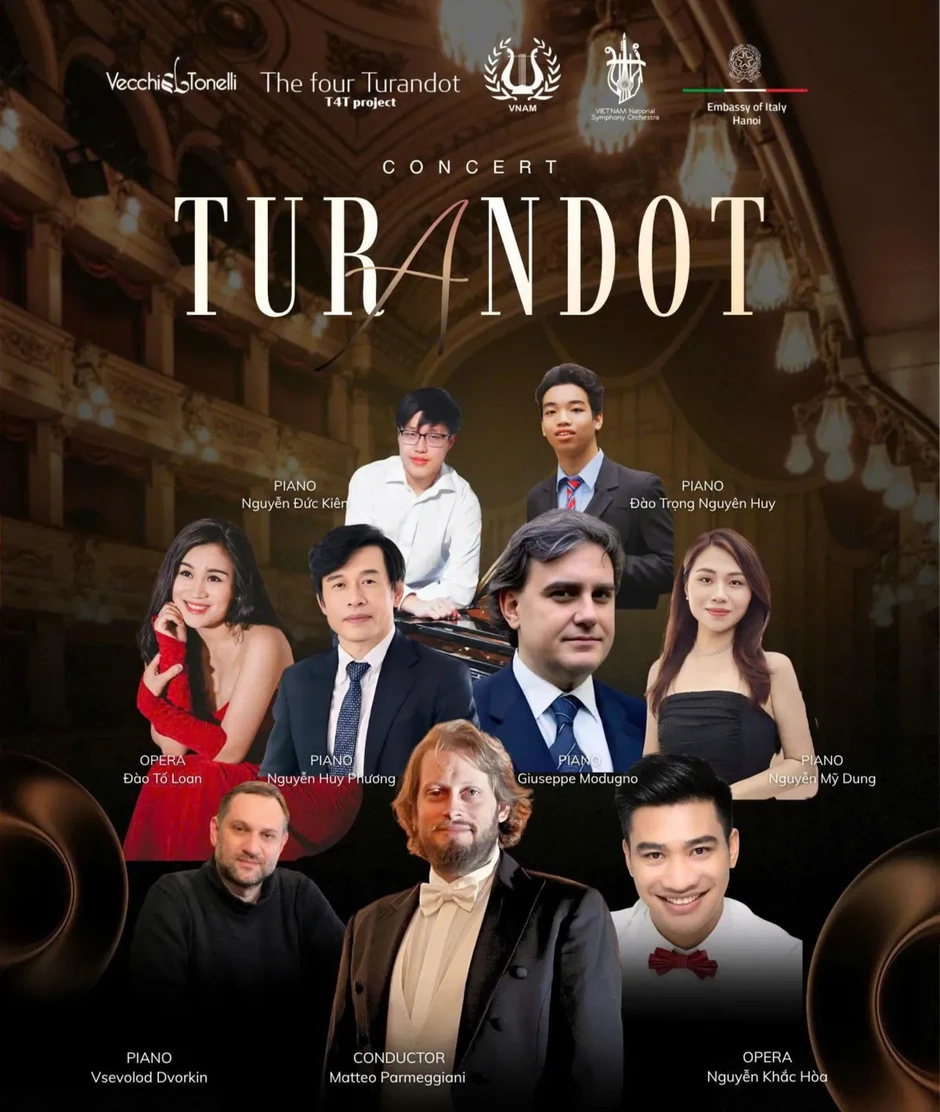 Nhiều tác phẩm kinh điển được trình diễn trong hòa nhạc Turandot Concert Nhiều tác phẩm kinh điển được trình diễn trong hòa nhạc Turandot Concert