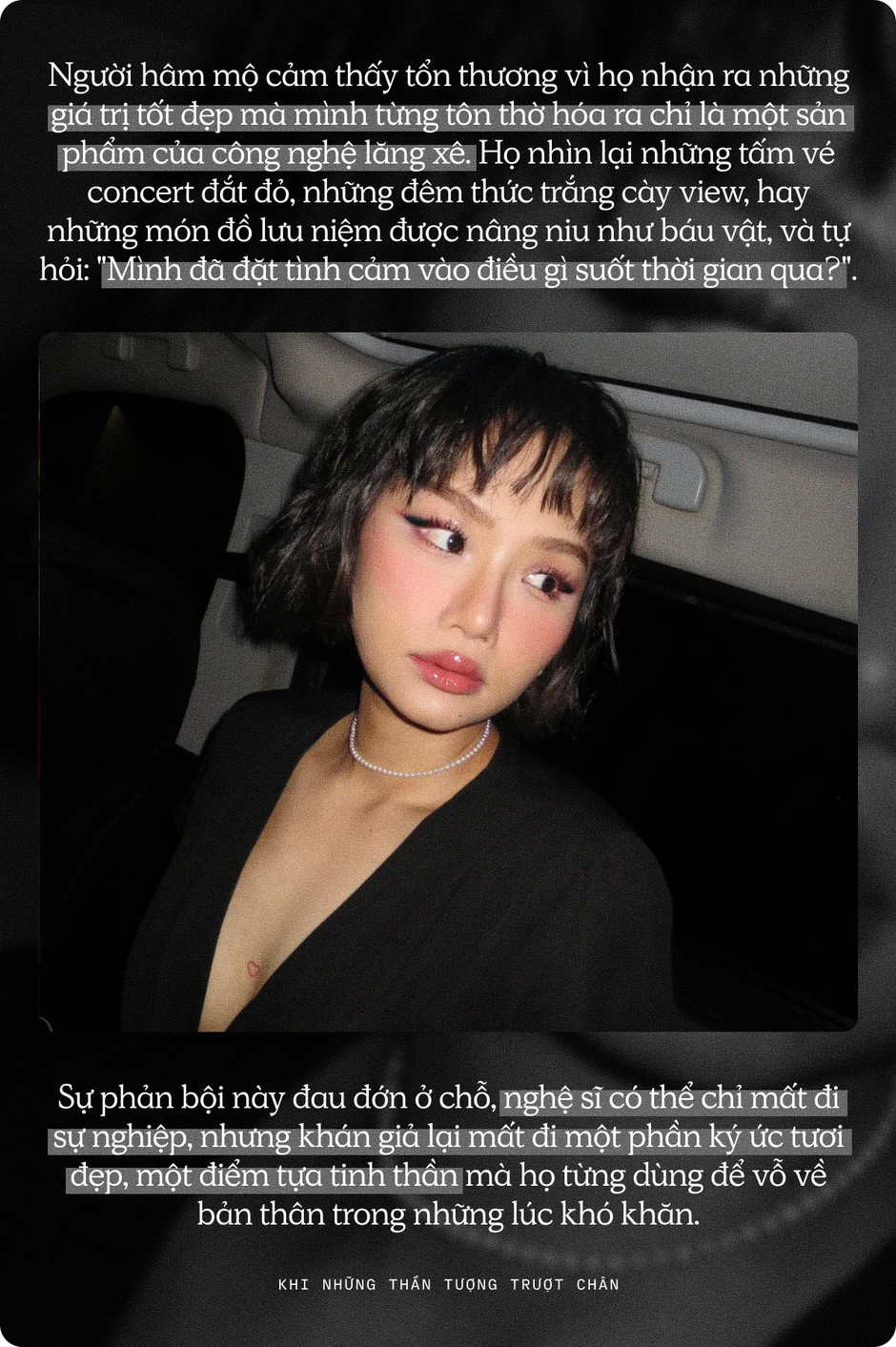 Những thần tượng khiến bạn hét tên trên khán đài, rồi khiến bạn thất vọng ngoài đời thực Những thần tượng khiến bạn hét tên trên khán đài, rồi khiến bạn thất vọng ngoài đời thực