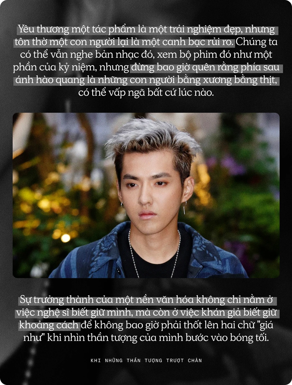 Những thần tượng khiến bạn hét tên trên khán đài, rồi khiến bạn thất vọng ngoài đời thực Những thần tượng khiến bạn hét tên trên khán đài, rồi khiến bạn thất vọng ngoài đời thực
