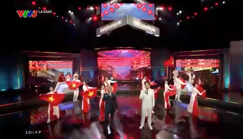 NSND Quang Thọ và Lâm Phúc gây xúc động khi cùng hát “Nhà tôi có treo một lá cờ” trong “Lá xanh” NSND Quang Thọ và Lâm Phúc gây xúc động khi cùng hát “Nhà tôi có treo một lá cờ” trong “Lá xanh”
