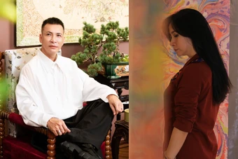 NTK Kenny Thái và họa sĩ Đặng Tố Anh: Cuộc gặp giữa hội họa và thời trang