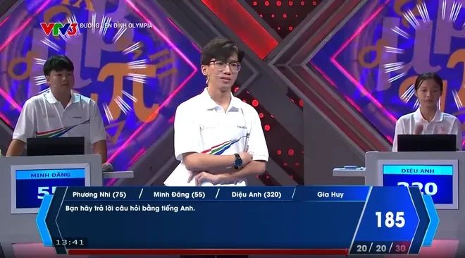 Nữ sinh Chuyên Chu Văn An (Hà Nộ) giành vòng nguyệt quế Đường lên đỉnh Olympia Nữ sinh Chuyên Chu Văn An (Hà Nộ) giành vòng nguyệt quế Đường lên đỉnh Olympia