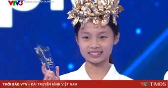 Nữ sinh Chuyên Chu Văn An (Hà Nộ) giành vòng nguyệt quế Đường lên đỉnh Olympia