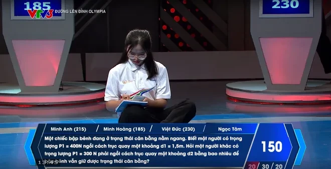 Nữ sinh Hà Nội lội ngược dòng ngoạn mục tại Đường lên đỉnh Olympia Nữ sinh Hà Nội lội ngược dòng ngoạn mục tại Đường lên đỉnh Olympia