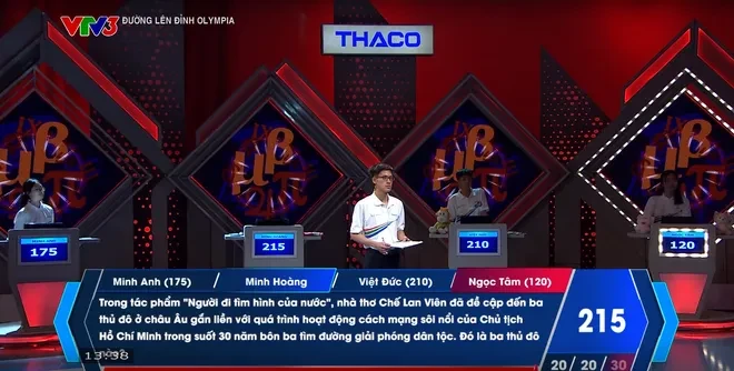 Nữ sinh Hà Nội lội ngược dòng ngoạn mục tại Đường lên đỉnh Olympia Nữ sinh Hà Nội lội ngược dòng ngoạn mục tại Đường lên đỉnh Olympia