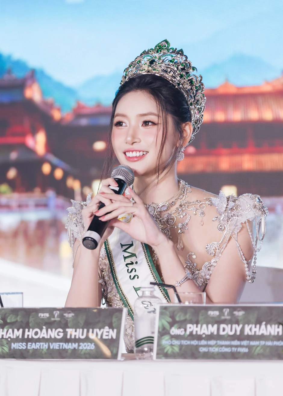 Phạm Hoàng Thu Uyên đại diện Việt Nam thi Hoa hậu Trái đất 2026 Phạm Hoàng Thu Uyên đại diện Việt Nam thi Hoa hậu Trái đất 2026