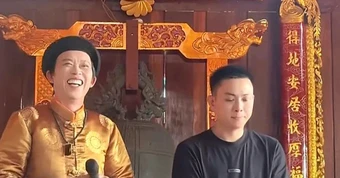 Phản ứng của Hoài Lâm khi gặp lại cha nuôi Hoài Linh