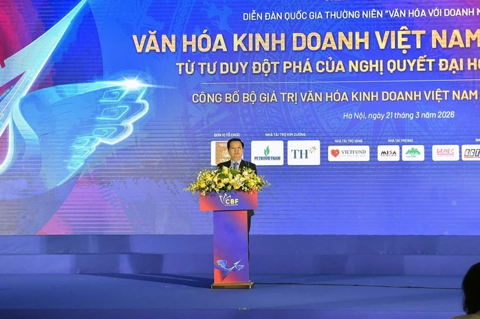 Phó Thủ tướng đề nghị thúc đẩy lan tỏa giá trị văn hóa, đạo đức kinh doanh Phó Thủ tướng đề nghị thúc đẩy lan tỏa giá trị văn hóa, đạo đức kinh doanh