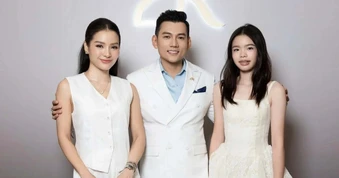 Phương Trinh Jolie cùng con gái riêng ủng hộ hướng đi mới của Lý Bình