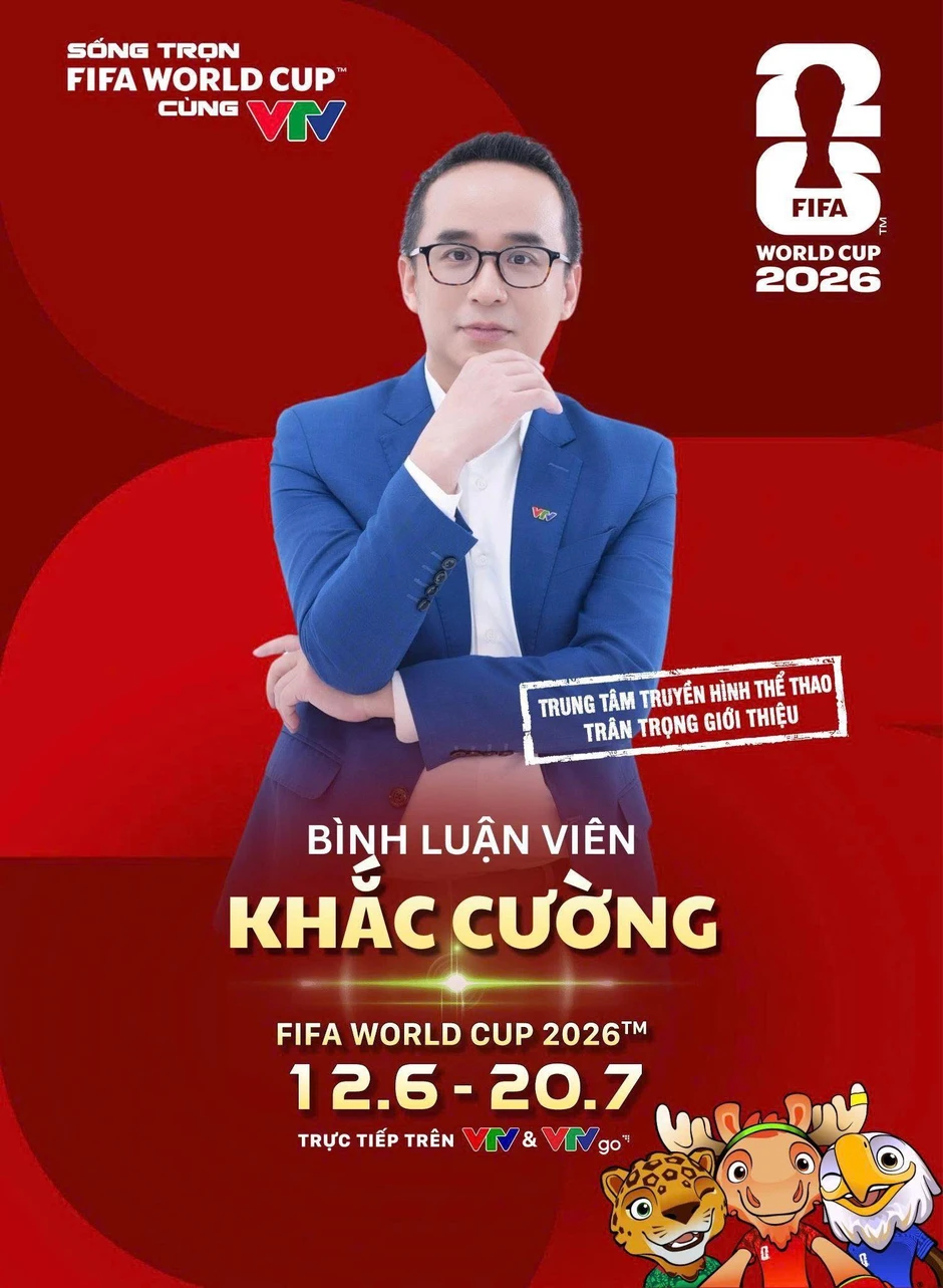 Quang Huy, Anh Quân và dàn bình luận viên bùng nổ của FIFA World Cup 2026™ trên VTV Quang Huy, Anh Quân và dàn bình luận viên bùng nổ của FIFA World Cup 2026™ trên VTV
