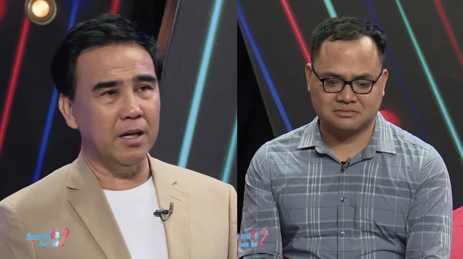 Quyền Linh xót xa khi nam kỹ sư khóc nghẹn trên show hẹn hò