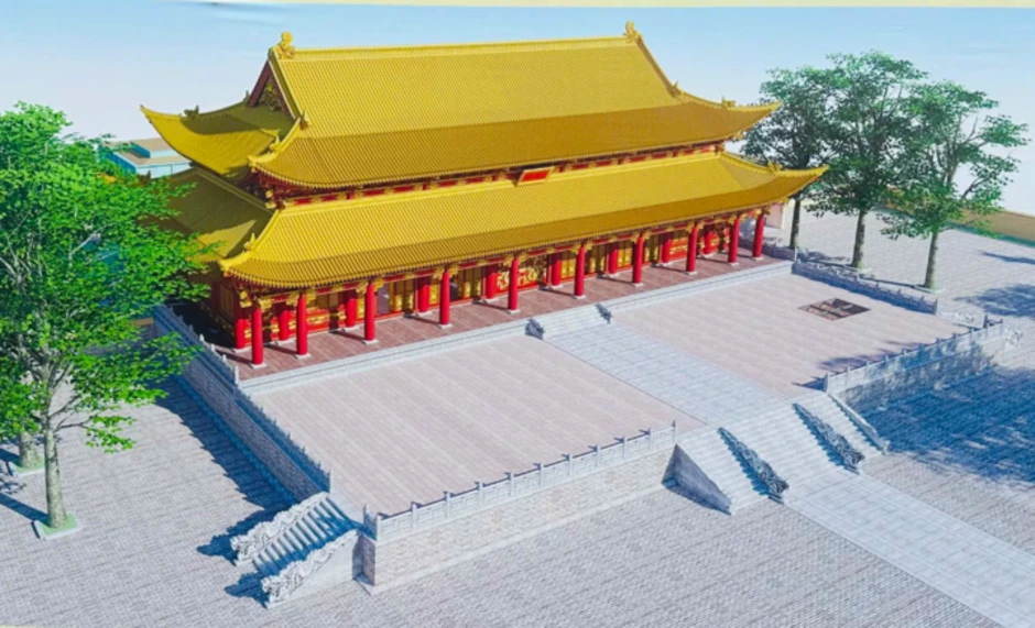 Sắp khởi công phục dựng điện Kính Thiên Sắp khởi công phục dựng điện Kính Thiên