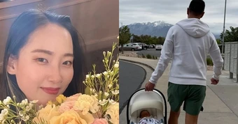 Siêu mẫu Hye Park khoe "thiên thần nhỏ" thứ hai