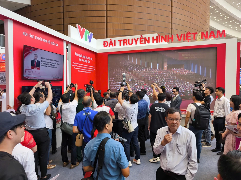 Sức hút từ gian trưng bày của VTV trong ngày đầu Hội Báo toàn quốc 2026 Sức hút từ gian trưng bày của VTV trong ngày đầu Hội Báo toàn quốc 2026