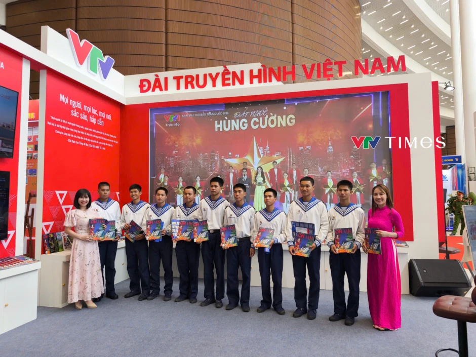 Sức hút từ gian trưng bày của VTV trong ngày đầu Hội Báo toàn quốc 2026 Sức hút từ gian trưng bày của VTV trong ngày đầu Hội Báo toàn quốc 2026