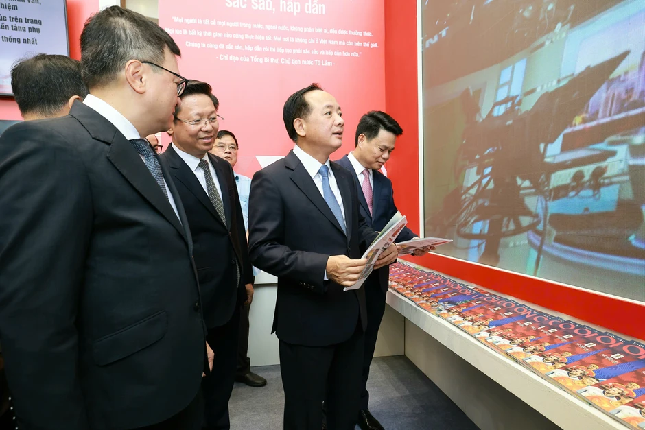 Sức hút từ gian trưng bày của VTV trong ngày đầu Hội Báo toàn quốc 2026 Sức hút từ gian trưng bày của VTV trong ngày đầu Hội Báo toàn quốc 2026