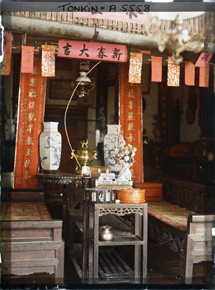 Tết H&agrave; Nội một thế kỷ trước qua ảnh m&agrave;u