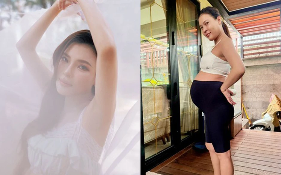 Thúy Diễm mang bầu lần 2 tăng 18kg, được ông xã khen "bầu xinh đẹp nhất trong cuộc đời" Thúy Diễm mang bầu lần 2 tăng 18kg, được ông xã khen "bầu xinh đẹp nhất trong cuộc đời"