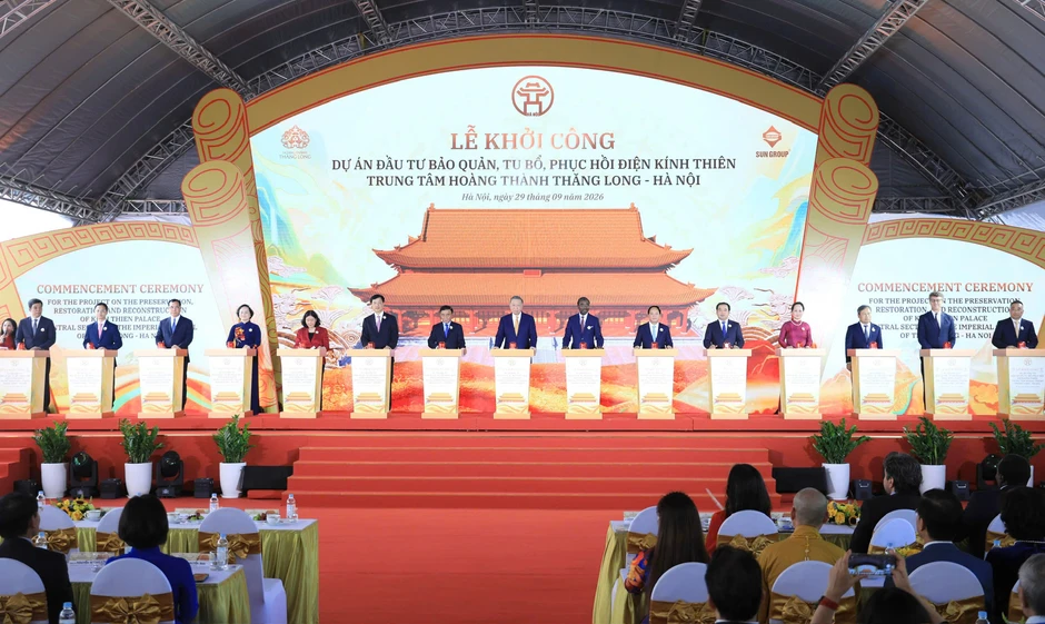 Tổng Bí thư, Chủ tịch nước Tô Lâm dự lễ khởi công dự án tu bổ Điện Kính Thiên Tổng Bí thư, Chủ tịch nước Tô Lâm dự lễ khởi công dự án tu bổ Điện Kính Thiên