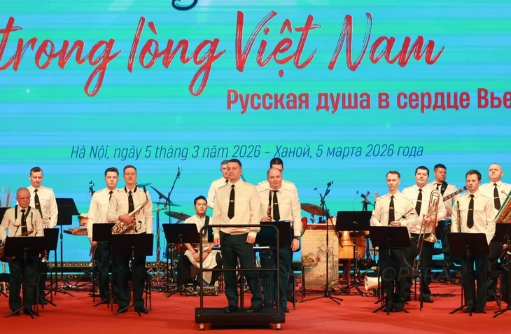 Tổng Bí thư dự chương trình 'Tâm hồn Nga trong lòng Việt Nam' tại công trình biểu tượng hơn 40 năm