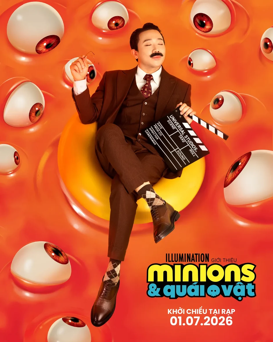 Trấn Thành lồng tiếng phim hoạt hình 'Minions và Quái vật' Trấn Thành lồng tiếng phim hoạt hình 'Minions và Quái vật'