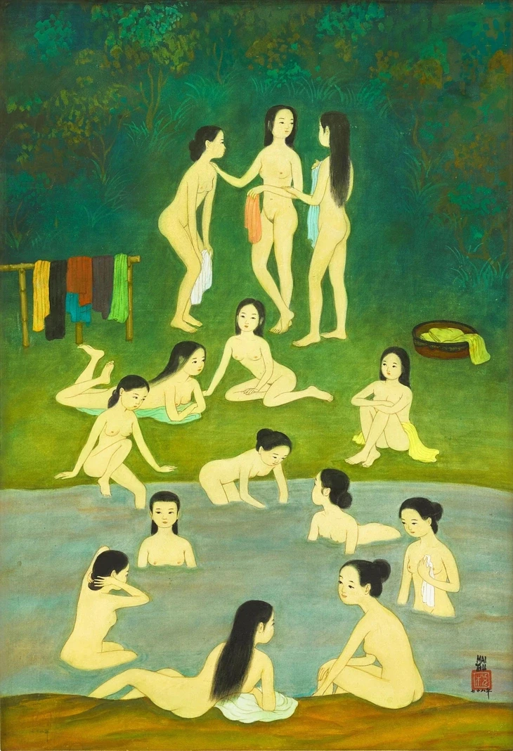 Tranh của danh họa Lê Phổ và Mai Trung Thứ lại gây chấn động sàn đấu giá Sotheby's tại Hong Kong Tranh của danh họa Lê Phổ và Mai Trung Thứ lại gây chấn động sàn đấu giá Sotheby's tại Hong Kong