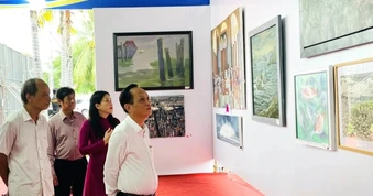 Triển lãm 115 tác phẩm mỹ thuật đặc sắc vùng ĐBSCL