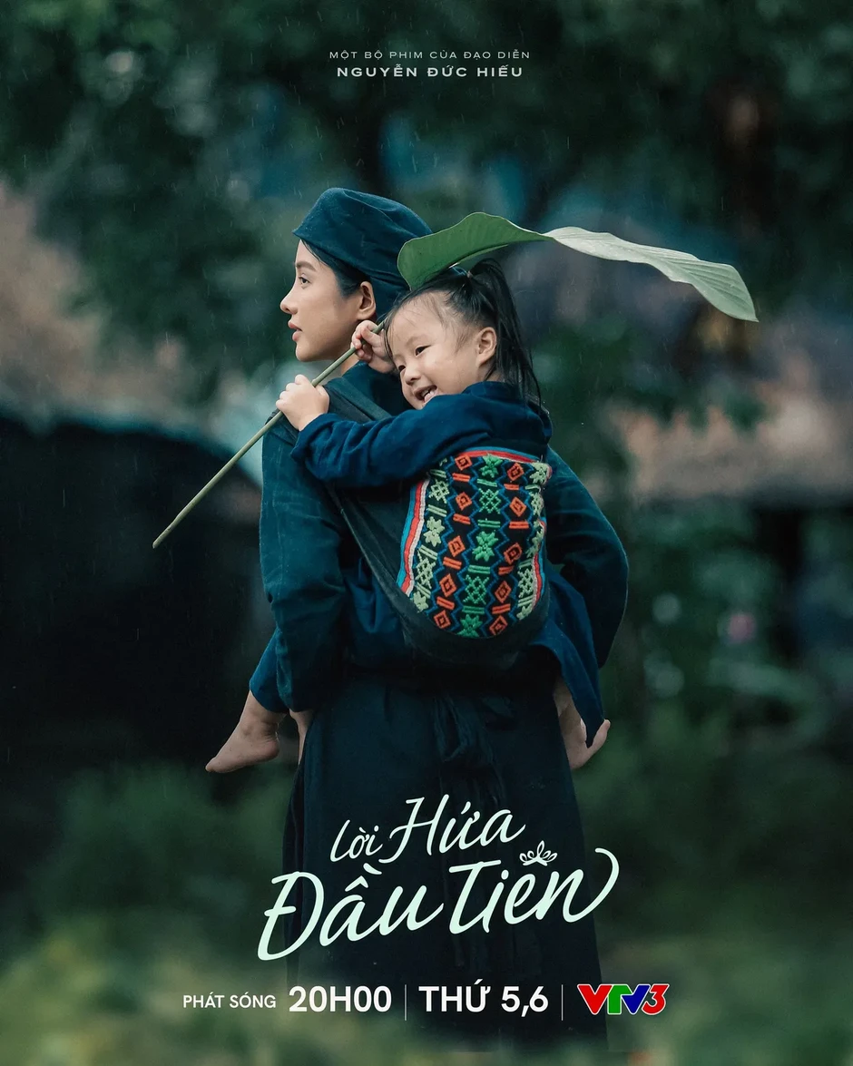 Trình Mỹ Duyên học địu con, thêu thùa trong Lời hứa đầu tiên Trình Mỹ Duyên học địu con, thêu thùa trong Lời hứa đầu tiên